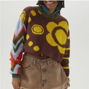 Urban Outfitters BDG Cropped Sweater- Medium